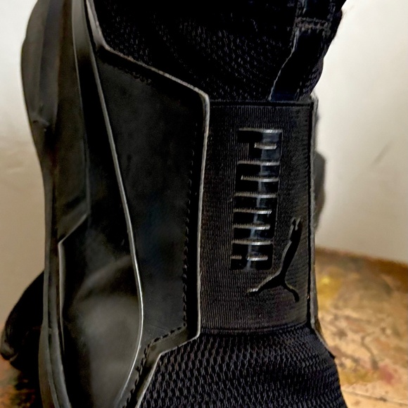 Puma Black Fierce Slip On Sneakers Size 7 - Picture 5 of 8